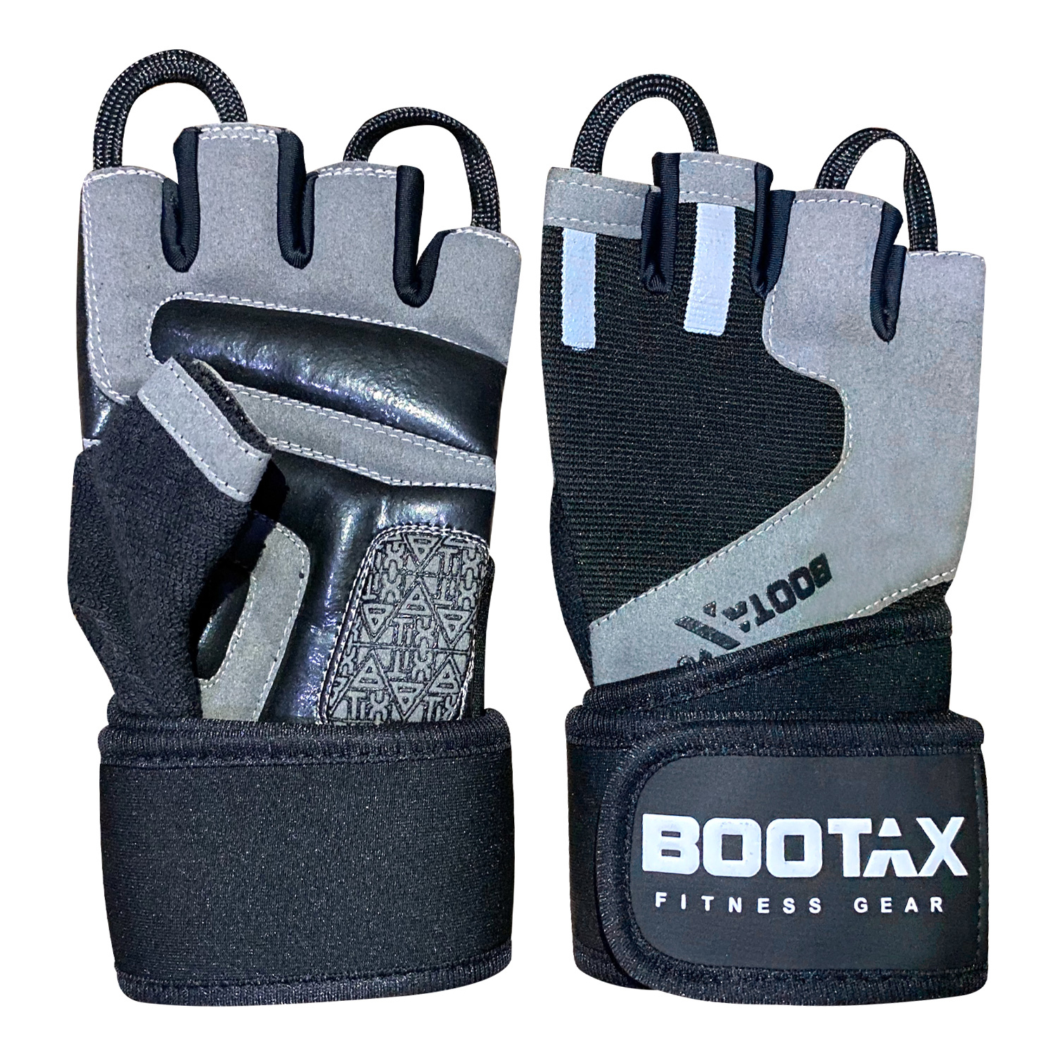 Gym Gloves with Antislip Leather Palm for Weight Lifting Kettlebells